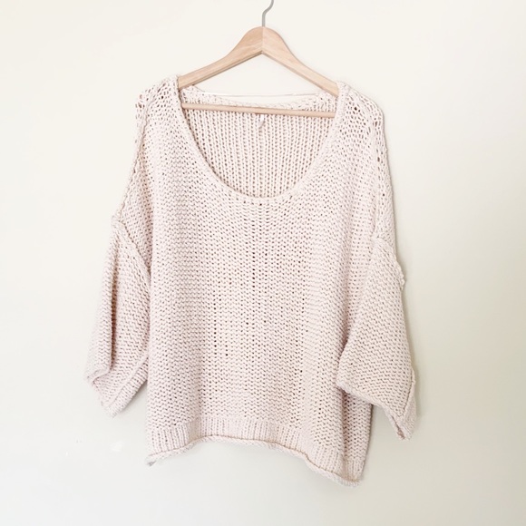 Free People | Halo Pullover Sweater Ivory Med NWOT - Picture 9 of 10